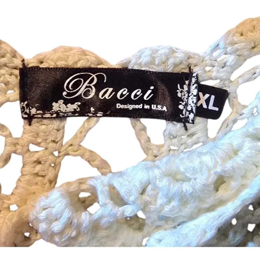 Elegant Cream Crochet Sweater - Picture 4 of 5